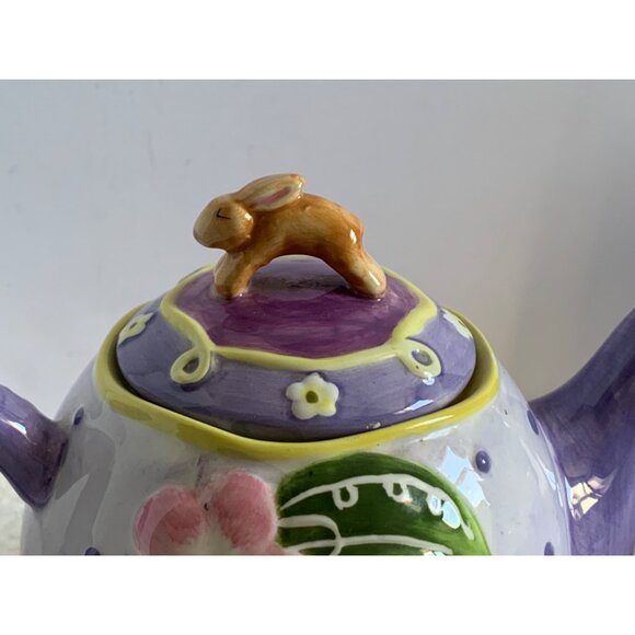 Home Interiors Bunny teapot with cup and saucer - Picture 9 of 14